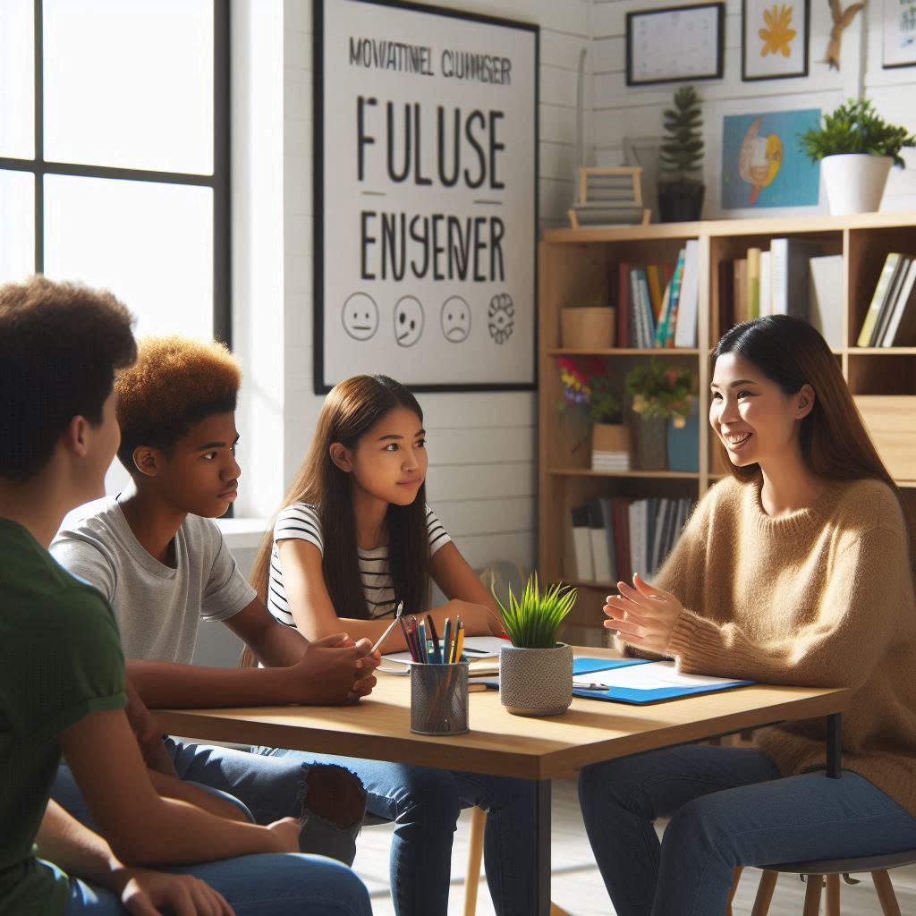 How Do School Counselors Help Students How Do School Counselors Help Students? An Indian high school student receiving guidance from a school counselor in a classroom setting, symbolizing support and mentorship