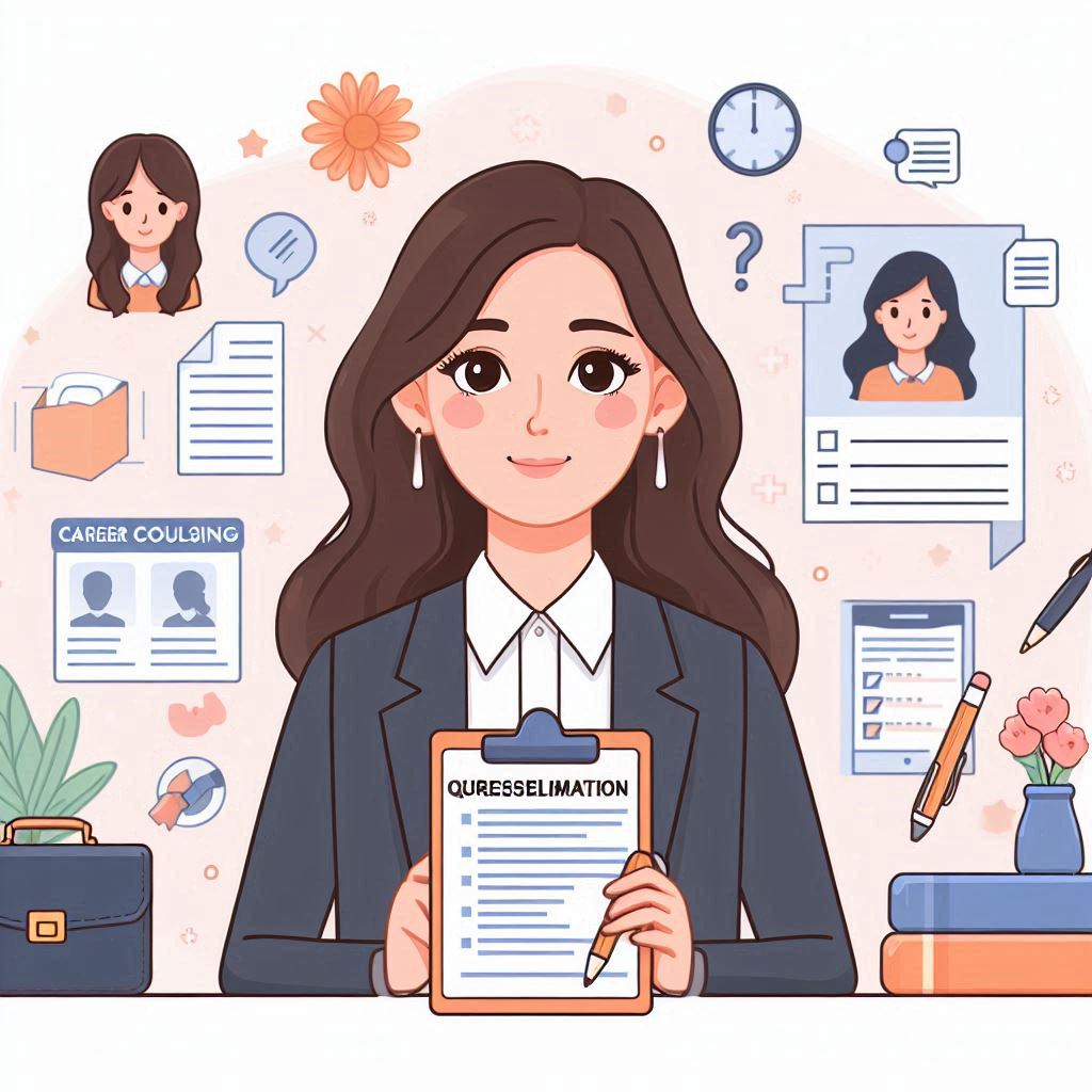 Indian student surrounded by books and a laptop, emphasizing career counselling questionnaire for students