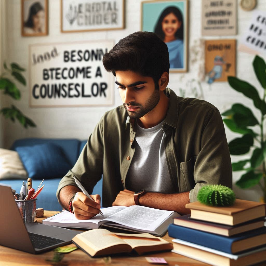 An Indian student aspiring to become a counsellor, representing the theme: How to Become a Counsellor